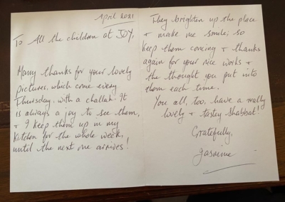 Letter from Jasmine